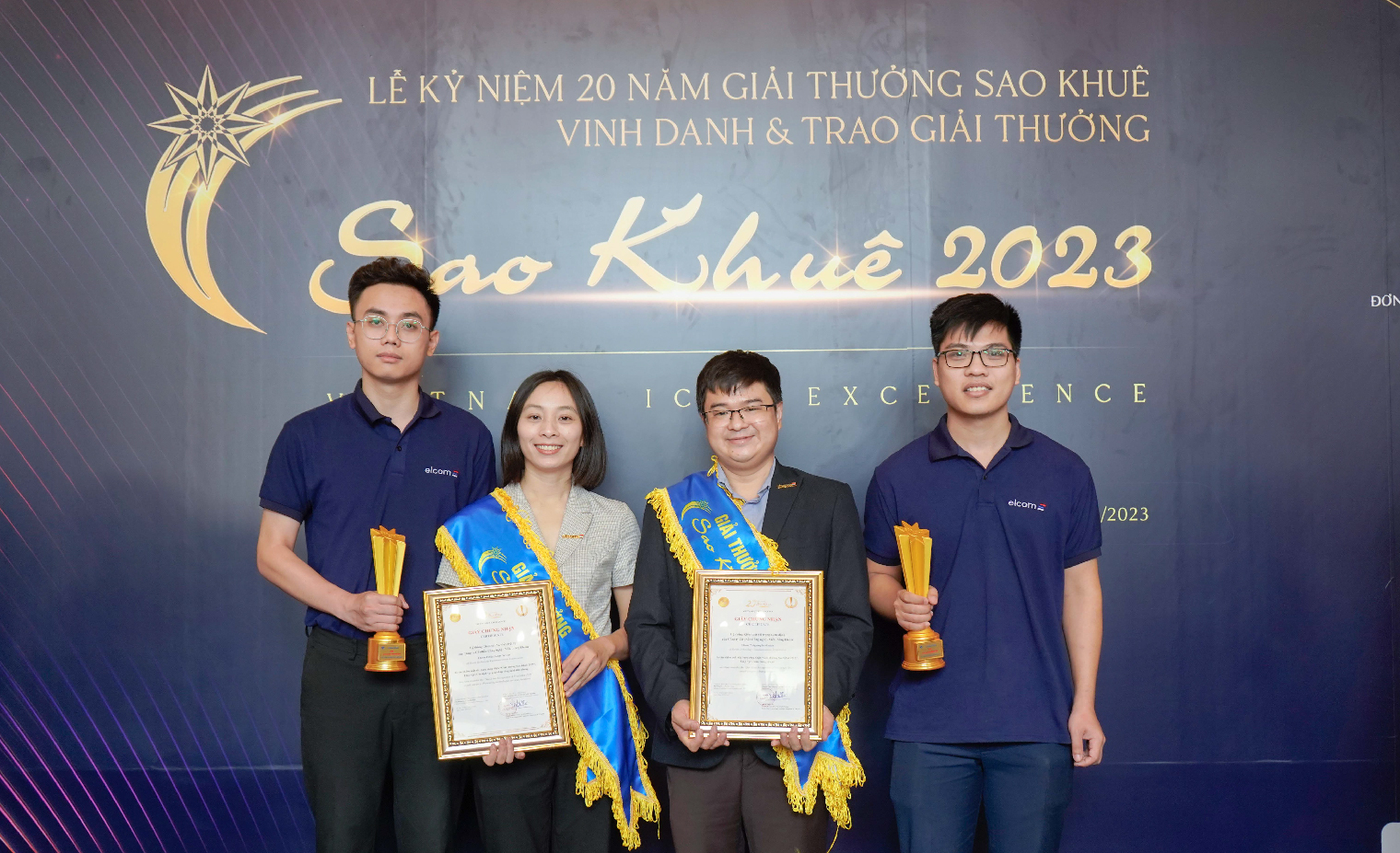 Trình làng dòng sản phẩm chiến lược mới, Elcom lập “cú đúp” tại Sao Khuê 2023