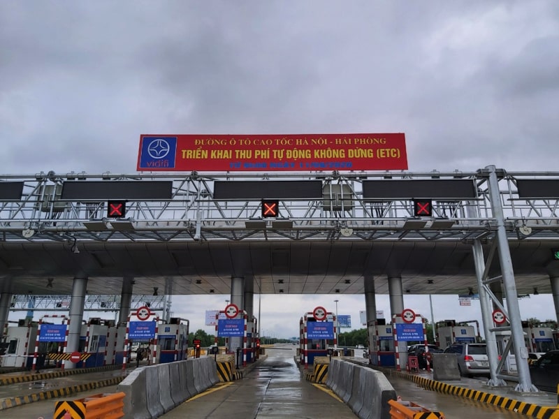 Trạm thu phí không dừng cao tốc Hà Nội - Hải Phòng